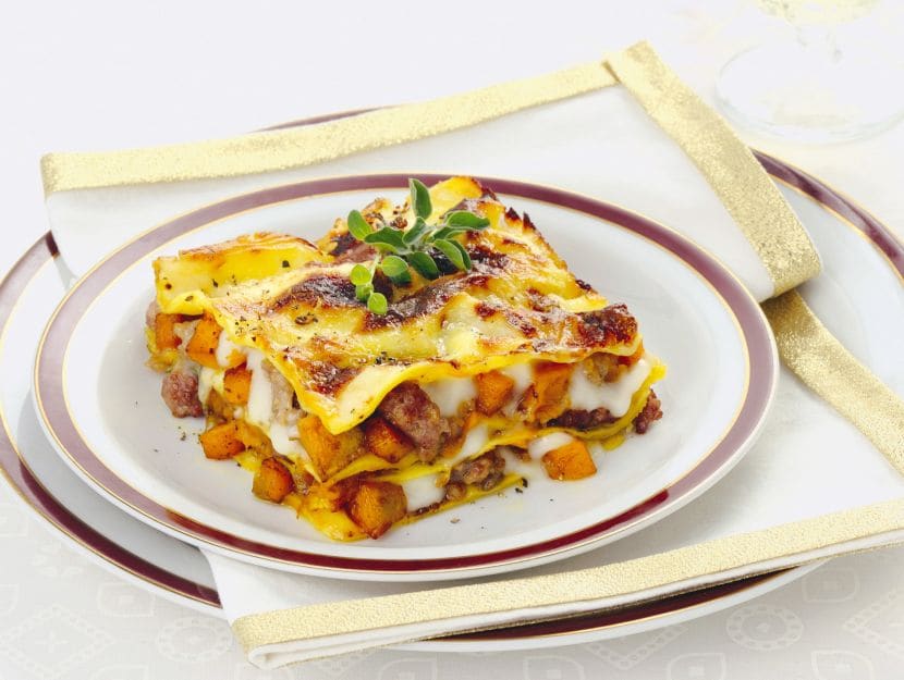 Ricetta delle lasagne zucca e salsiccia - 1000 Vetrine